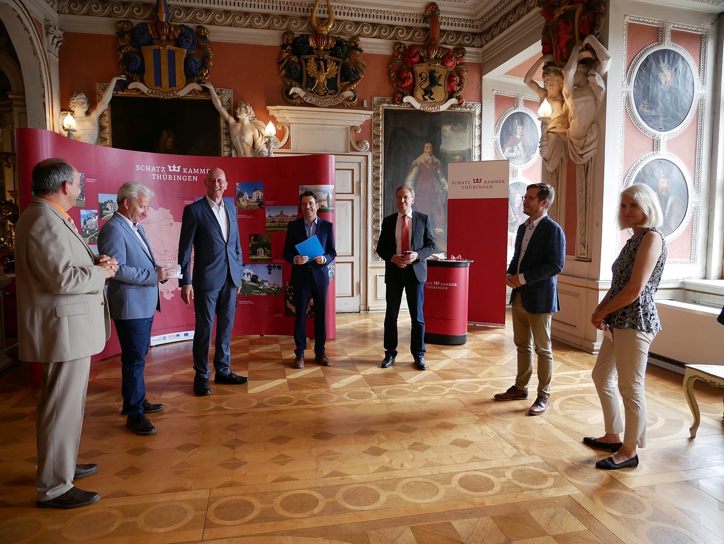 Übergabe Förderbescheid im Gothaer Festsaal