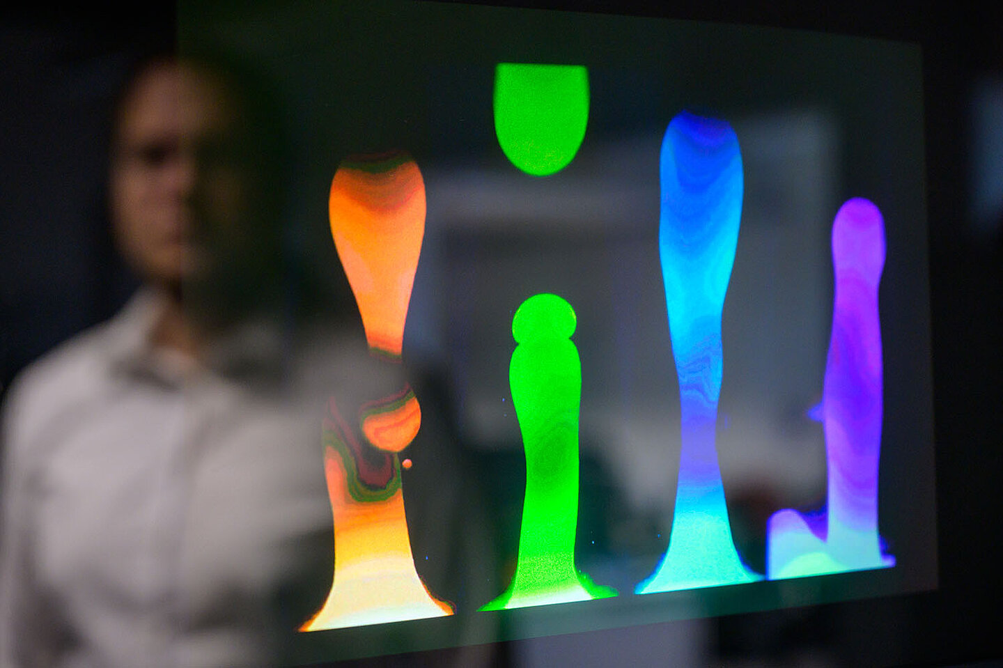 Holografische Projektion.