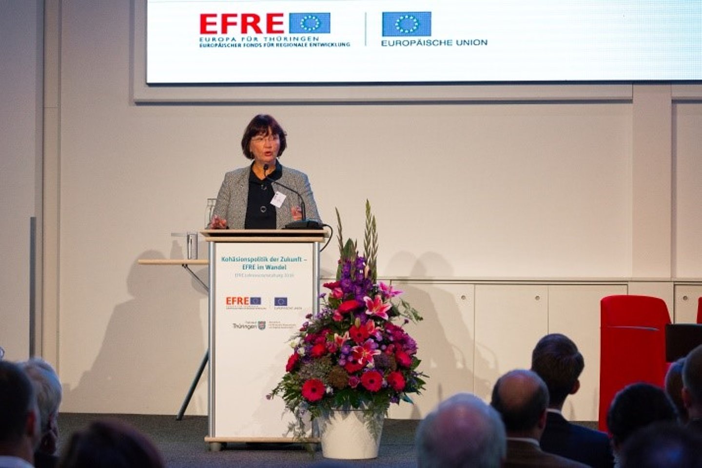 Dr. Sabine Awe, Abteilungsleiterin für Wirtschaftsförderung im TMWWDG