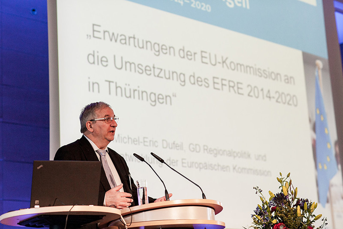 Herr Michel-Eric Dufeil, GD Regionalpolitik und Stadtentwicklung der Europäischen Kommission