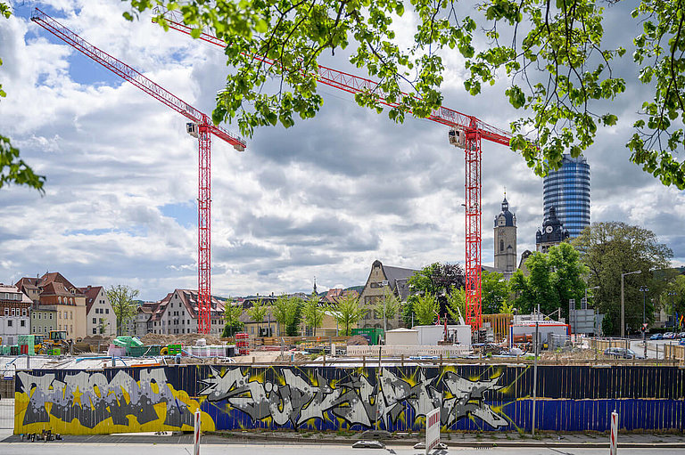 Jena baut einen neuen Campus am Inselplatz.