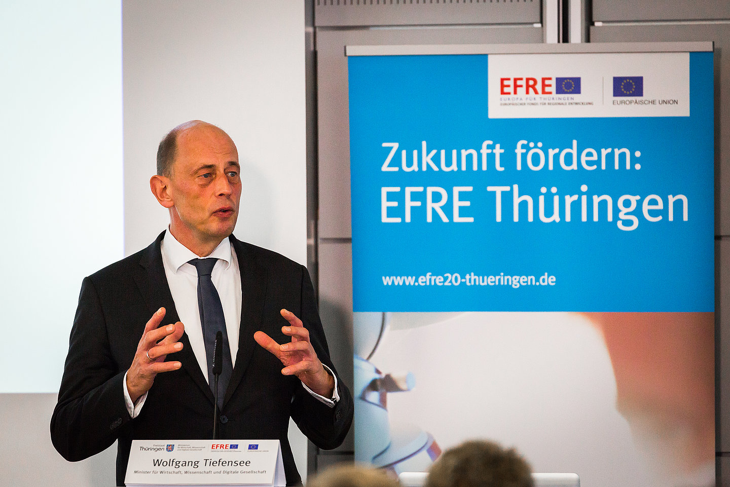 Wolfgang Tiefensee, Minister für Wirtschaft, Wissenschaft und Digitale Gesellschaft