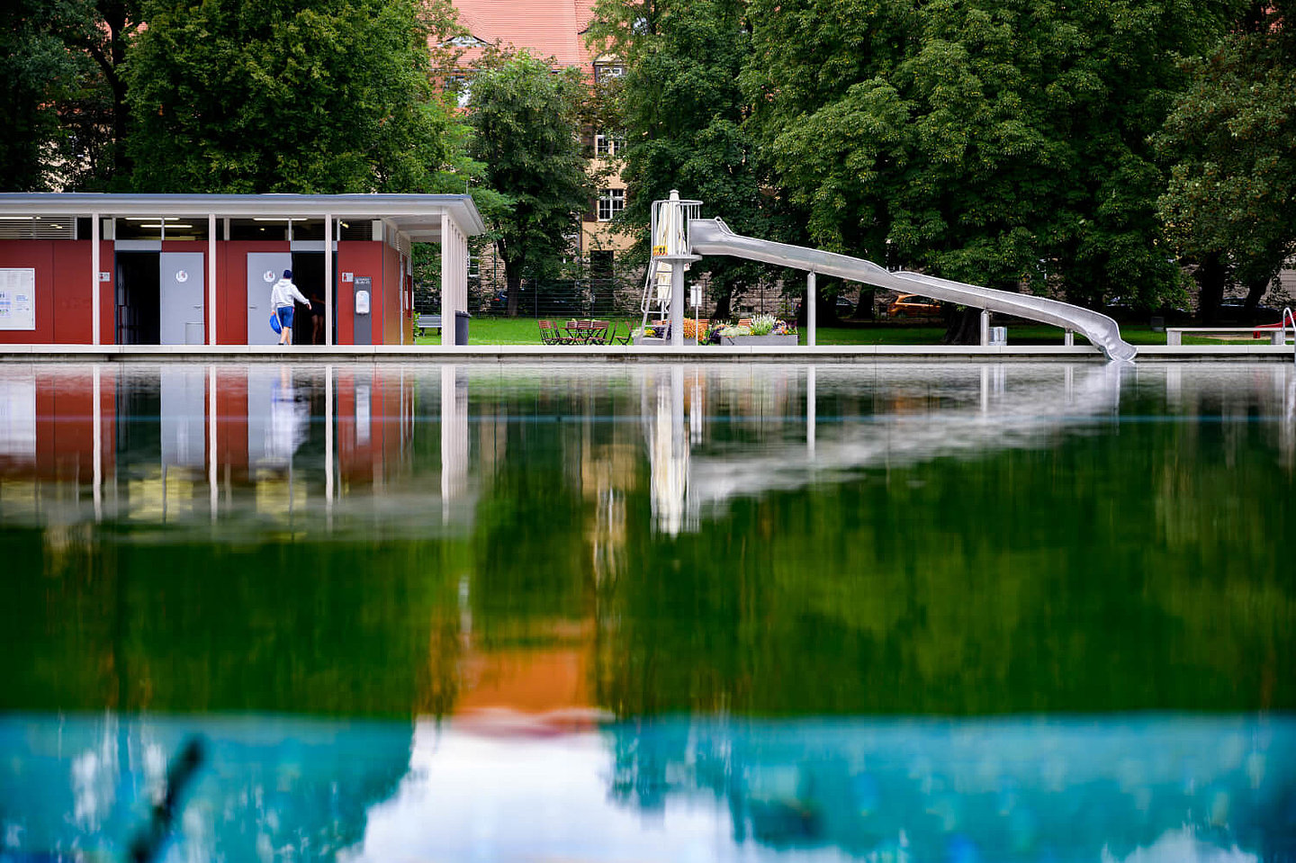Rutsche Wasserperspektive
