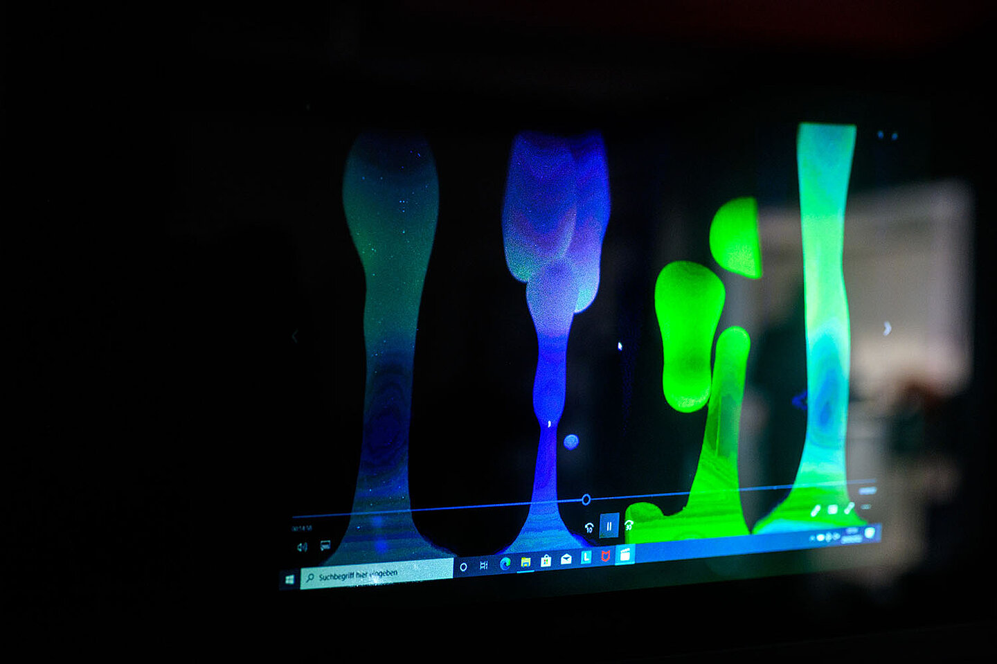 Holografische Projektion.