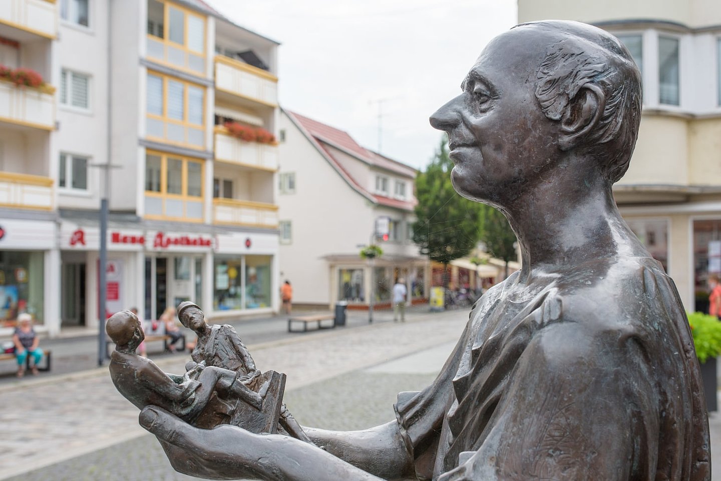Statue Fortuna auf dem Marktplatz Sömmerda