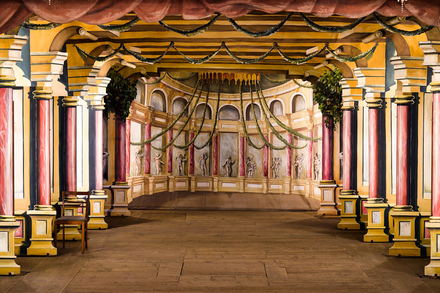 Die Bühne des Ekhof-Theater in Gotha.